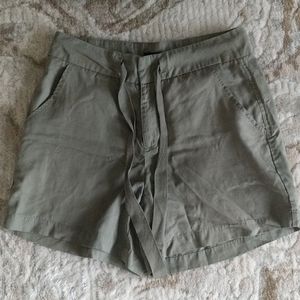 Women's green shorts